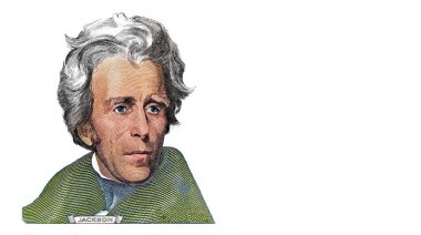 Andrew Jackson tasarım amacıyla 20 dolarlık banknottan kesildi
