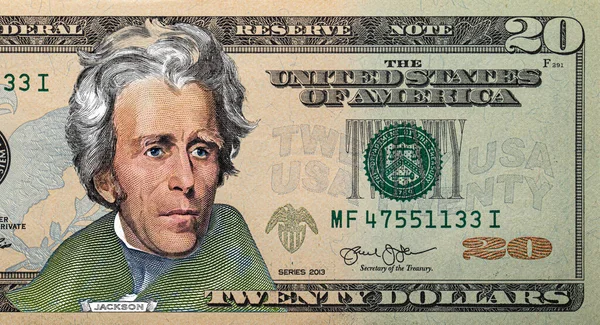 Nahaufnahme Der Vorderseite Der Eingefärbten Dollar Banknote Für Designzwecke — Stockfoto