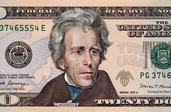 Tasarım Amacıyla Renklendirilmiş Dolarlık Banknotun Tarafının Kapatılması — Stok fotoğraf
