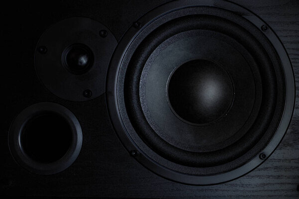 Closeup of speakers as wallpaper for design purpose
