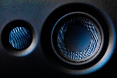 Hoparlörlerin tasarım amacı için duvar kağıdı olarak kapatılması