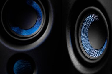 closeup of speakers as wallpaper for design purpose