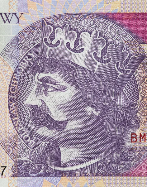 Obverse Polish Zloty Banknote Design Purpose — 图库照片