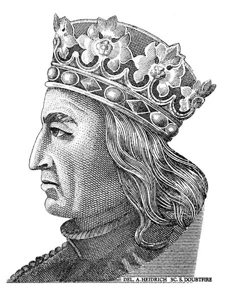 colorized Wadysaw II Jagieo cut on 100 polish zloty banknote isolated on white background for design purpose