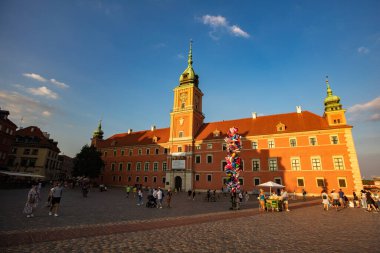 Warsaw, Poland - August 11, 2022: Royal Castle in Warsaw