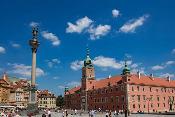 Warsaw, Poland - August 11, 2022: Royal Castle in Warsaw