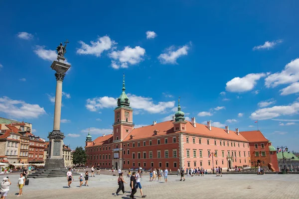 Warsaw, Poland - August 11, 2022: Royal Castle in Warsaw