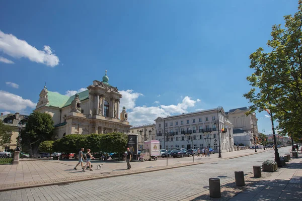 Warsaw Poland August 2022 Carmelite Church Warsaw Poland — 图库照片