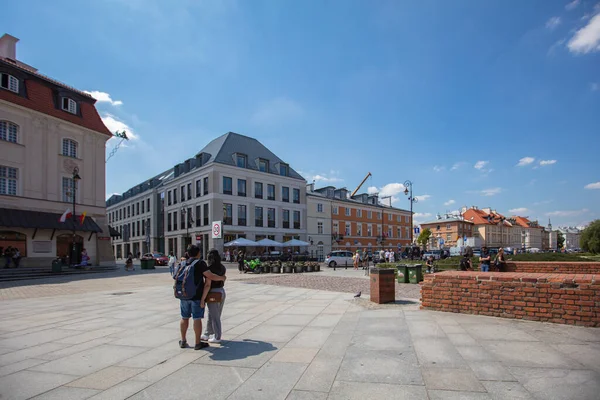 Warsaw Poland August 2022 Warsaw Old Town Street — 图库照片