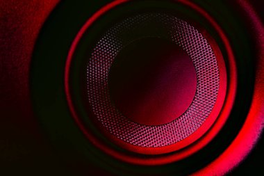 Hoparlörlerin tasarım amacı için duvar kağıdı olarak kapatılması