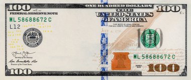 100 dolarlık sınır çizimi için boş orta alan