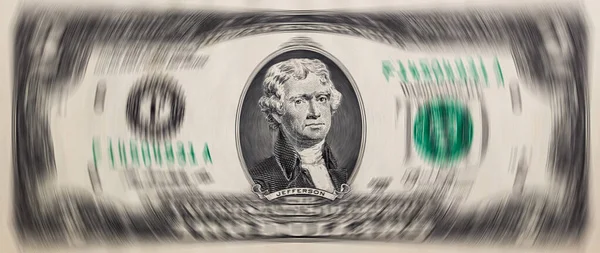 Voorzijde Van Bankbiljet Van Amerikaanse Dollar Voor Ontwerpdoeleinden — Stockfoto