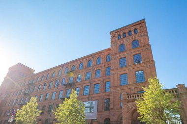 Lodz, Polonya - 8 Ağustos 2022: Polonya 'daki İmalat Merkezi