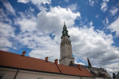 Czestochowa, Polonya - 9 Ağustos 2022: Jasna Gra Manastırı, Polonya