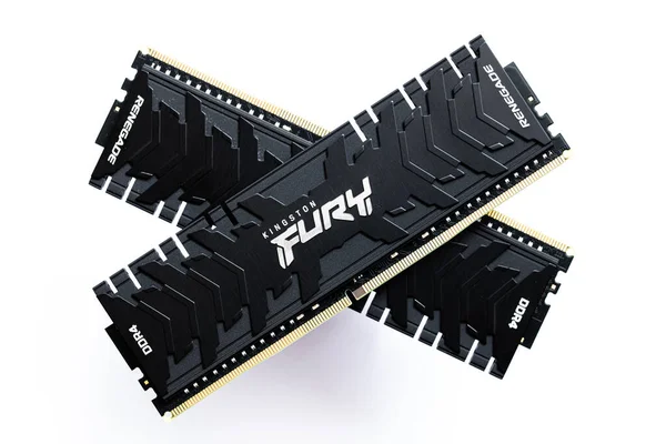 Lviv Ukrayna Eylül 2022 Ddr4 32Gb 2X16Gb 3600 Mhz Fury — Stok fotoğraf