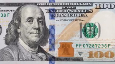 Tasarım amacı için 100 dolarlık banknotlar