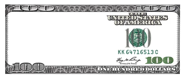 Módosított Dekoratív 100 Dolláros Bankjegy Grafikai Tervezés Céljából — Stock Fotó