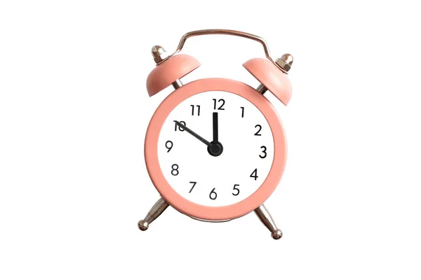 デザイン目的のための絶縁ピンククオーツ目覚まし時計 — ストック写真