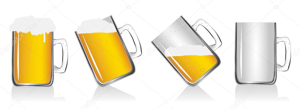 Beer set of 4