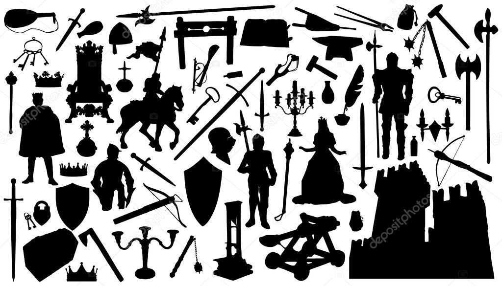 Medieval silhouettes