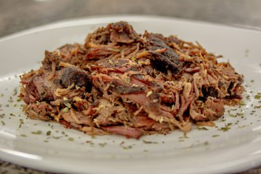 Biftek gurmesi yemeğini kapat.