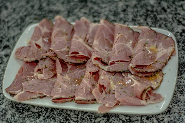 Comida Cocina Gourmet Cena — Foto de Stock