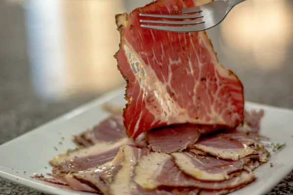 Comida Cocina Gourmet Cena — Foto de Stock