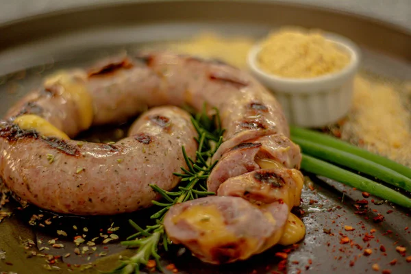 Izgara sıcak yemek.