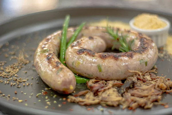 Izgara sıcak yemek.