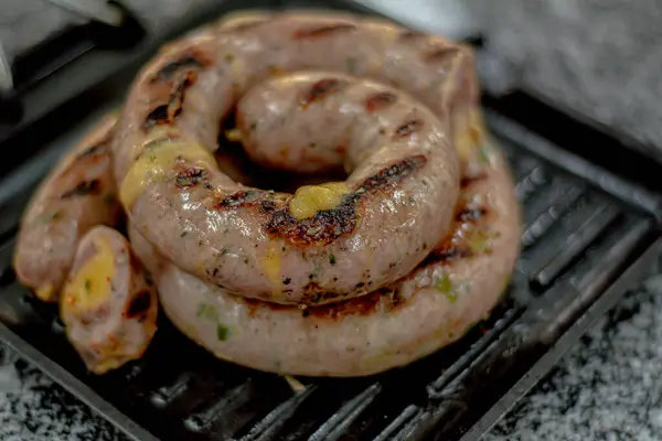 Izgara sıcak yemek.