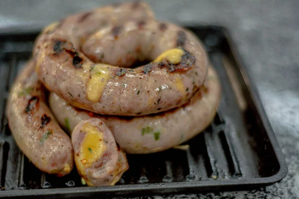 Izgara sıcak yemek.