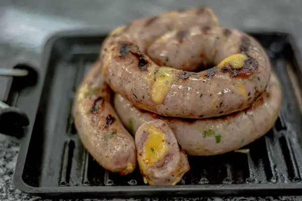 Izgara sıcak yemek.