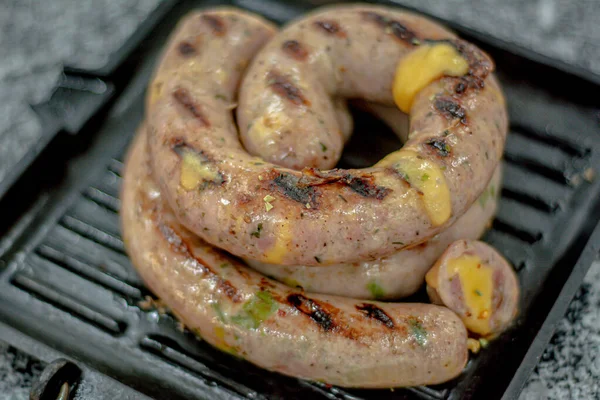 Izgara sıcak yemek.