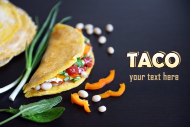 Mexican food Tacos clipart