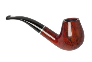 izole kırmızı tütün boru