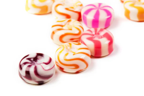 Doces de caramelo multicoloridos — Fotografia de Stock