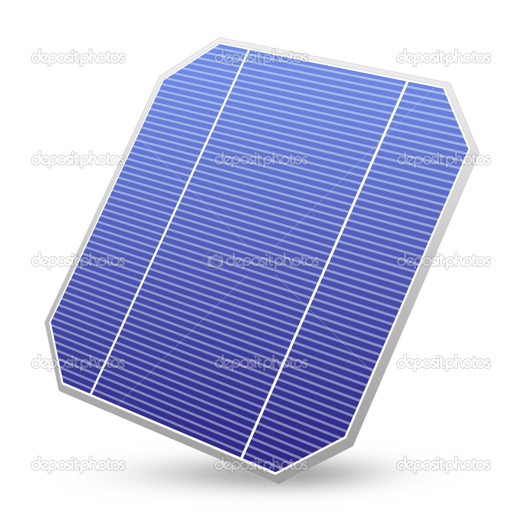 solar energy panel isolated