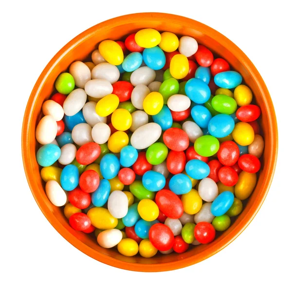 Dulces de caramelo de color en la taza — Foto de Stock