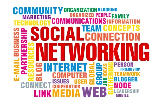 Concetto di social networking — Foto Stock