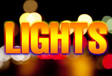 gece ışıkları arka plan