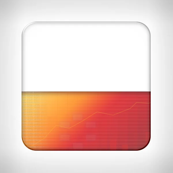 Icon template for financial applications — Stock Photo, Image