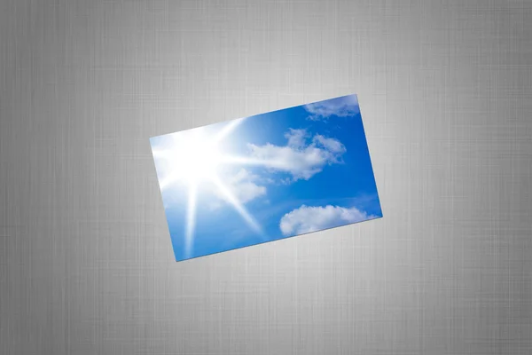 Card with a picture of sky — Stock Photo, Image