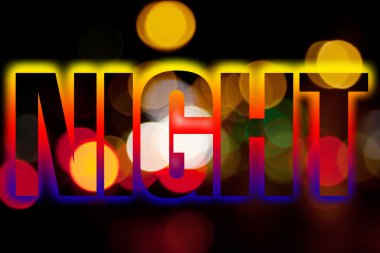 gece ışıkları arka plan