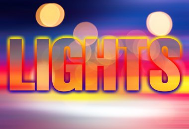 gece ışıkları arka plan