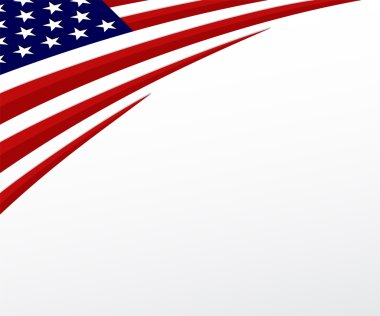 USA flag. United States flag background. Vector clipart
