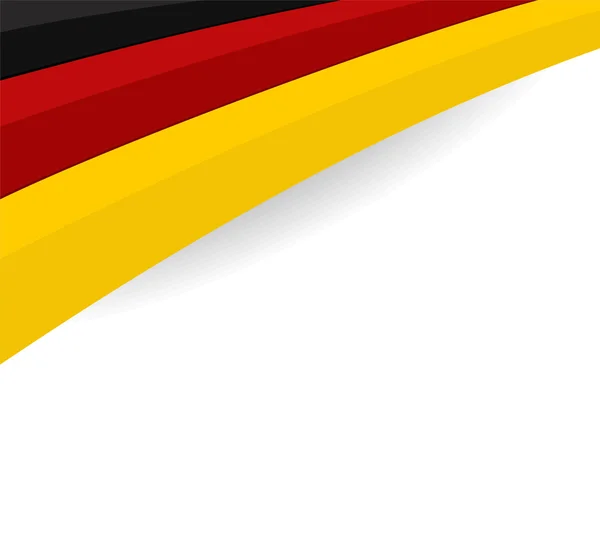 Bandeira alemã. Vetor — Vetor de Stock