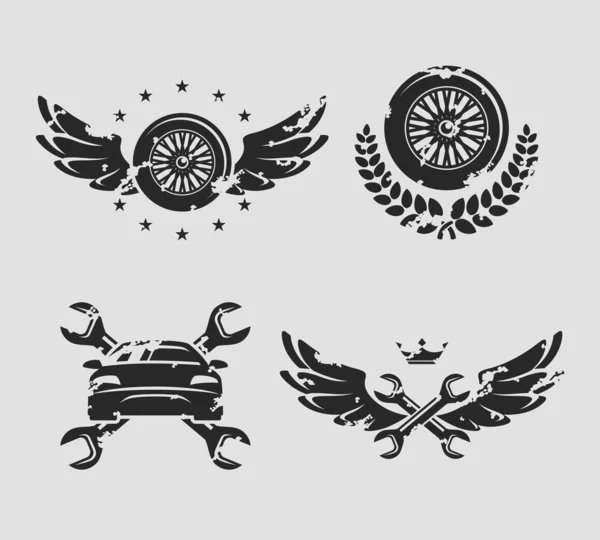 Car service set — Stock Vector