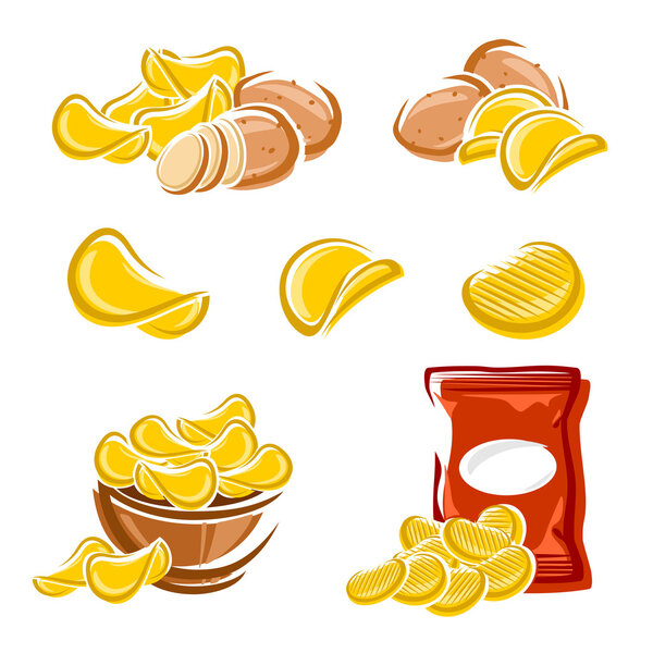 Potato chips set