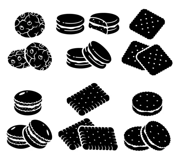 Set de cookies . — Archivo Imágenes Vectoriales