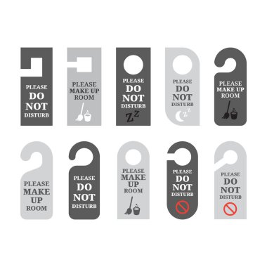 Lütfen vektör işaretini bozmayın. Oda etiketi otel askısı hazırla..